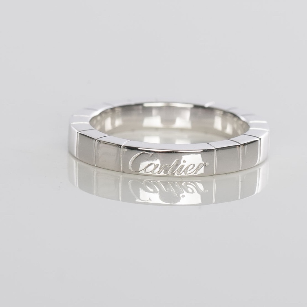 Authentic CARTIER 18k White Gold Lanières Ring - Picture 1 of 4